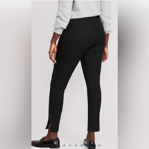 Old Navy Pants - Old Navy High-Waisted Pull-On Pixie Skinny Ankle Pants bi-stretch black jack